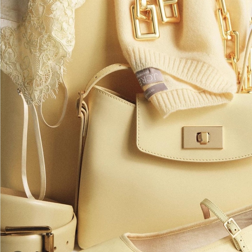 J.Crew Edie shoulder bag in Italian leather